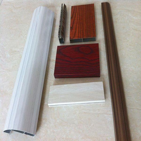 WPC PVC Decorative Foil Wrapped Doors Aluminmum Profile 500m Roll